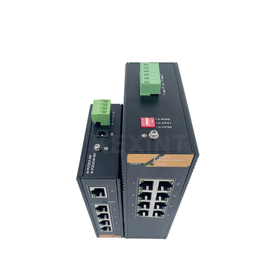 KEXINT Puerto eléctrico Gigabit 8 de grado industrial (POE) Conmutador de alimentación por Ethernet