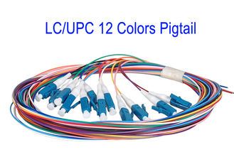 La base de LC/UPC 12 colorea el remiendo de la fibra del cordón de remiendo del SM telegrafía G652D G657A1 G657A2 el 1m el 1.5m