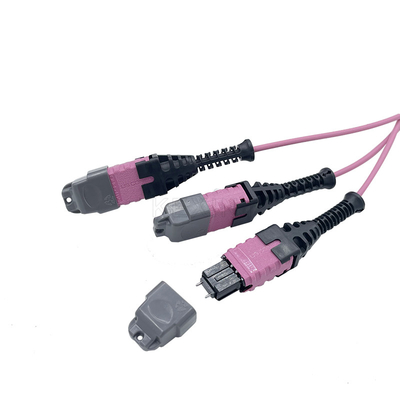 Grado B 3x12 MPO con varios modos de funcionamiento del grado B del cordón de remiendo de la fibra óptica de la base de KEXINT 36 a LC USconnect