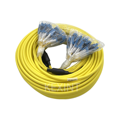 Cordón de remiendo de la fibra óptica del LC Uniboot del múltiplex de FTTH 7.0m m 36 corazones G657. A2 LSZH los 40m SM